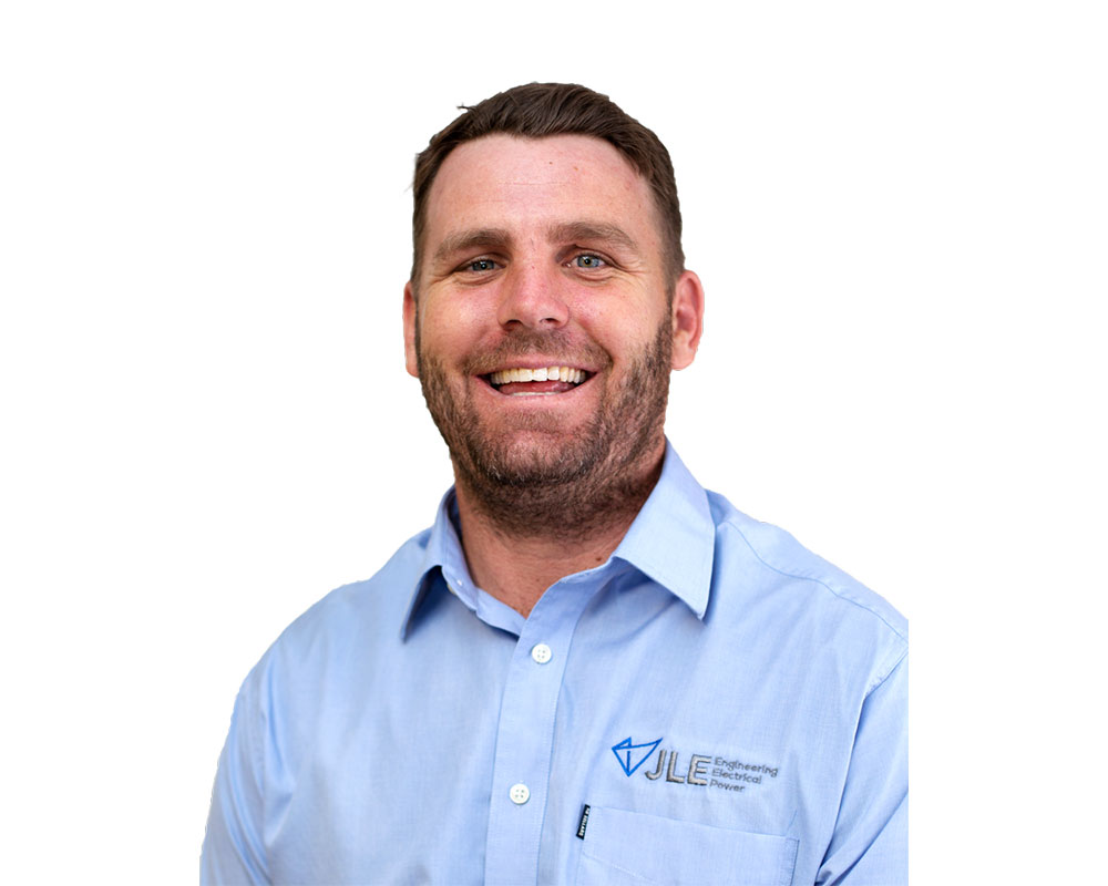 Photo of Damien Rootes, JLE Electrical General Manager